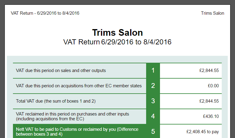 VAT Returns